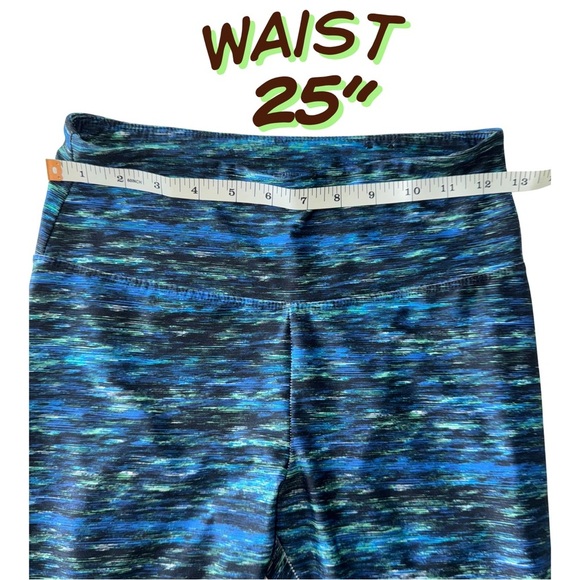 Balance Collection Blue Patterned Leggings - Picture 3 of 5